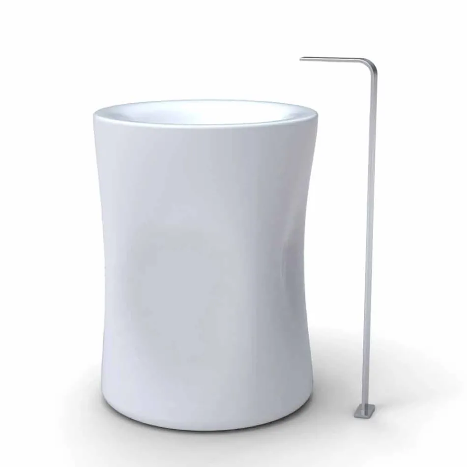 Pia independente de coluna moderna produzida na Itália, Siracusa Viadurini