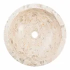 Tonto pia de bancada feita à mão em mármore, Nibbiano Viadurini