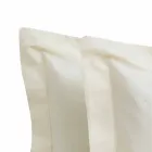 Folhas de cores sólidas completas em algodão acetinado para cama de casal - Hibiscus Viadurini