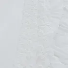 Lençol de Linho Branco de Alta Qualidade com Renda para Cama de Casal - Fiumana Viadurini