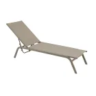 Espreguiçadeiras de Jardim em Alumínio Pintado e Têxtil, 2 Peças - Bunny Viadurini