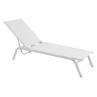 Espreguiçadeiras de Jardim em Alumínio Pintado e Têxtil, 2 Peças - Bunny Viadurini