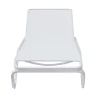 Espreguiçadeira de exterior Solaya 194x65 cm em alumínio e textilene Viadurini