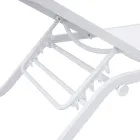 Espreguiçadeira de exterior Solaya 194x65 cm em alumínio e textilene Viadurini