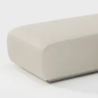 Espreguiçadeira externa com estofamento em borracha drenante fabricada na Itália - Bahias Viadurini