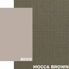 Espreguiçadeira ao ar livre em alumínio com rodas e braços Design moderno - Carmine Viadurini