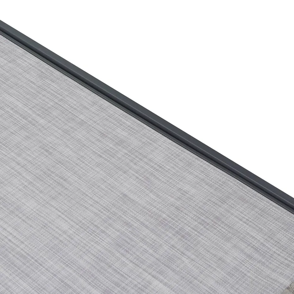 Espreguiçadeira de exterior em alumínio com diferentes acabamentos - Folha Viadurini