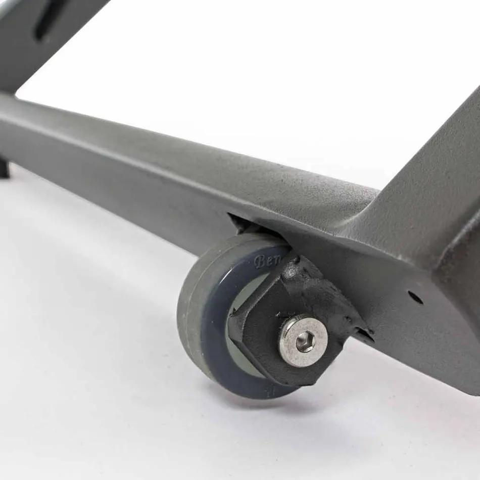 Espreguiçadeira ao ar livre reclinável com rodas de alumínio e textileno - Jewel Viadurini