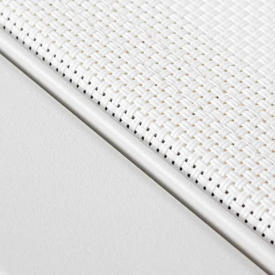 Espreguiçadeira ao ar livre reclinável com rodas de alumínio e textileno - Jewel Viadurini