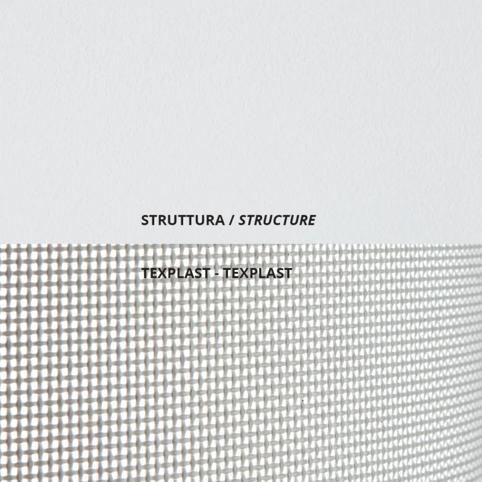 Berço de Jardim Empilhável em Aço Feito na Itália 2 Peças - Arwen Viadurini