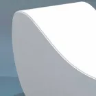 Berço relaxar Onda Trona branco náutico imitação de couro feito na Itália Viadurini