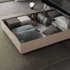 Cabeceira de cama 140x200 cm com almofada de microfibra Made in Italy - Olimpíadas Viadurini