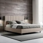 Cabeceira de cama 160x200 cm com linhas verticais simétricas, fabricada na Itália - Guanto Viadurini