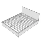 Cabeceira de cama 180x200 cm com almofadas de microfibra, fabricada na Itália - Olympic Viadurini