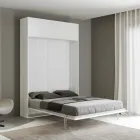 Cama Queen Size com Dobrável Vertical e Unidade de Parede - Magicompare Viadurini