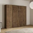 Cama francesa dobrável vertical com coluna - Magicompare Viadurini