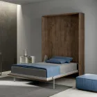 Cama francesa dobrável vertical em diferentes acabamentos - Magicompare Viadurini