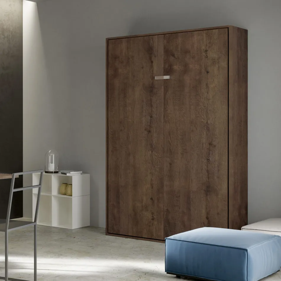 Cama francesa dobrável vertical em diferentes acabamentos - Magicompare Viadurini