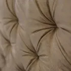 Cama dupla estofada em tecido ou couro ecológico fabricada na Itália - Euro Viadurini