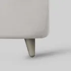 Cama grande com cabeceira e pés acolchoados Fabricado na Itália - Aaron Viadurini