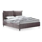 Cama de casal 160x190 com 2 almofadas macias com babado perimetral - Ernesta Viadurini