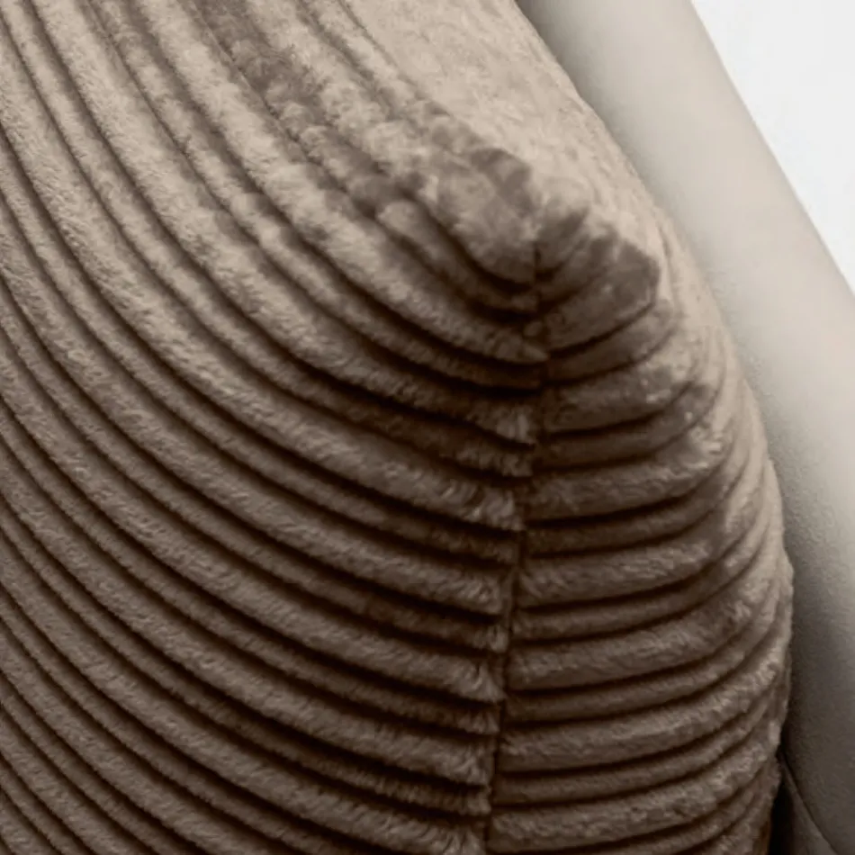 Cama Casal 160x190 com 2 Almofadas Macias na Cabeceira - Tramonti Viadurini