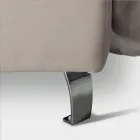 Cama Casal 160x190 com 2 Almofadas Macias na Cabeceira - Tramonti Viadurini