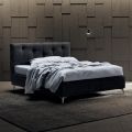 Cama de casal 160x190 com cordões verticais em relevo - Mask