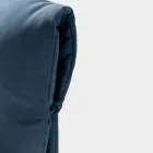 Cama de casal 160x190 com almofadas que envolvem toda a cabeceira - Charme Viadurini