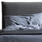 Cama de casal 160x190 com estofamento em forma de almofada - Brezze Viadurini