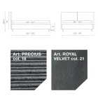 Cama de casal 160x190 com estofamento em forma de almofada - Brezze Viadurini