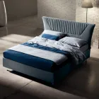 Cama de casal 160x190 com enchimentos acolchoados com ripas largas - Fresh Viadurini