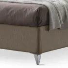 Cama de casal 160x190 com cabeceira de linha curva Made in Italy - Oriente Viadurini