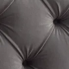 Cama de casal 160x190 com cabeceira alta e acolchoada Made in Italy - Sallie Viadurini