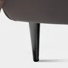 Cama de casal 160x190 com cabeceira alta e acolchoada Made in Italy - Sallie Viadurini