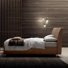 Cama de casal 160x190 com cabeceira curva e espessura importante - Magie Viadurini