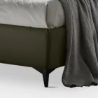 Cama de casal 160x190 com cabeceira centralmente dividida Made in Italy - Celesti Viadurini