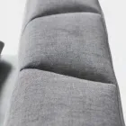 Cama de casal 160x190 com acolchoado de curvas cruzadas - Girassol Viadurini