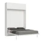 Cama de casal dobrável vertical com armário de parede - Magicompare Viadurini