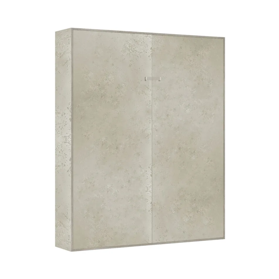 Cama de casal dobrável vertical em diferentes acabamentos - Magicompare Viadurini