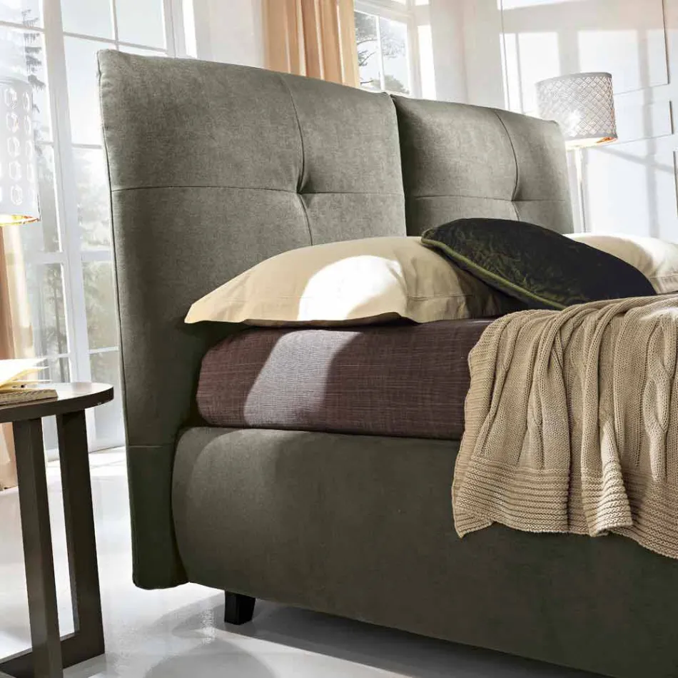 Cama de casal com caixa de elevação 160x190 / 200 cm Nina Viadurini