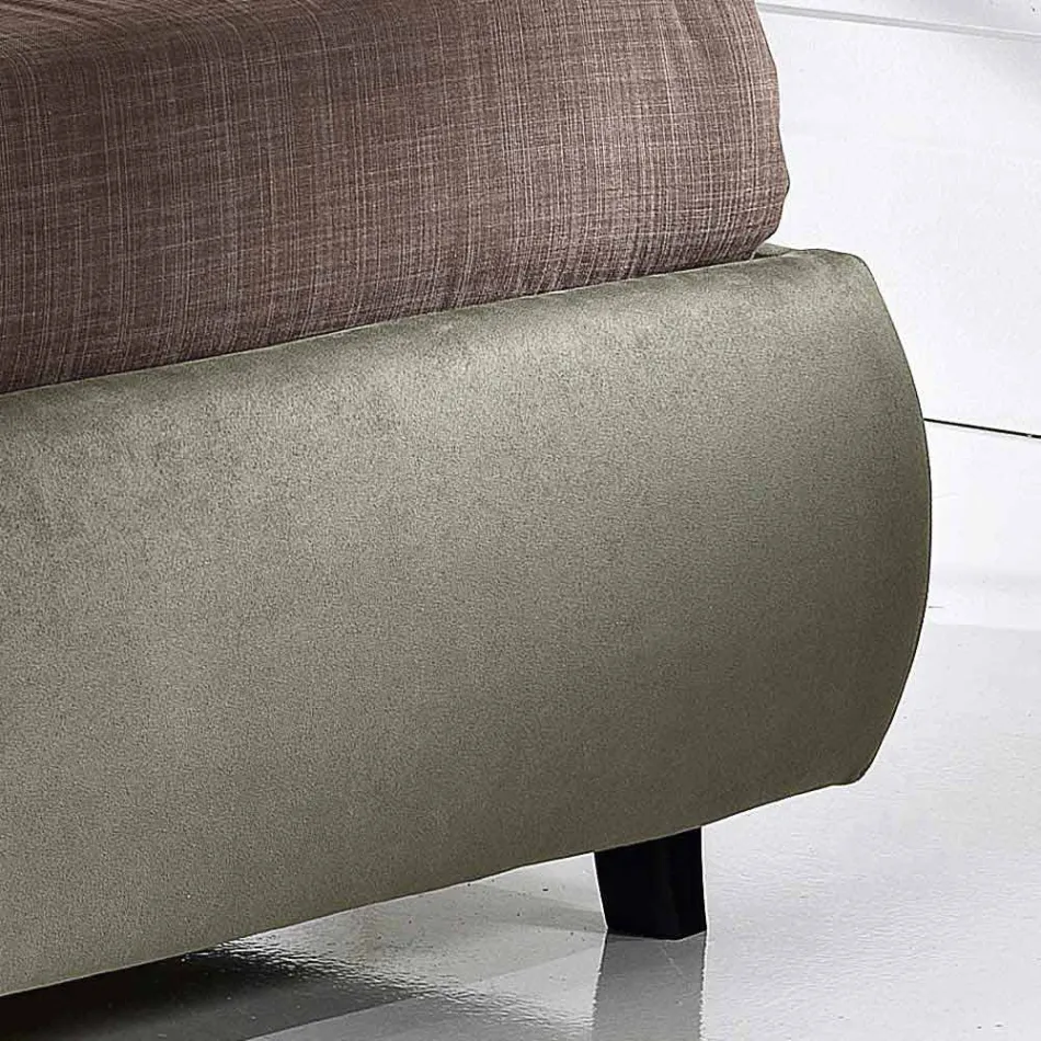 Cama de casal com caixa de elevação 160x190 / 200 cm Nina Viadurini