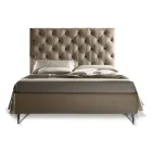 Cama de casal com caixa de arrumação e base 160x190 Made in Italy - Sallie Viadurini
