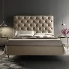 Cama de casal com caixa de arrumação e base 160x190 Made in Italy - Sallie Viadurini