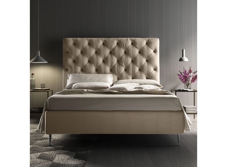 Conjunto de cama de casal com roupa de cama de algodão fabricado na Itália - Sallie Viadurini