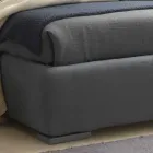 Cama de casal com armazenamento, design contemporâneo Iorca Bolzan Viadurini