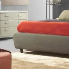 Cama de casal com armazenamento, design moderno, Kate by Bolzan Viadurini