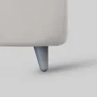 Cama de Casal com Arrumação Opcional, 2 Mesas de Cabeceira e Colchão - Fiuto Viadurini