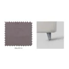 Cama de casal com armazenamento opcional e pés fabricados na Itália - Birba Viadurini