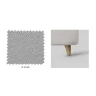 Cama de casal com armazenamento opcional Made in Italy - Ciccio Viadurini